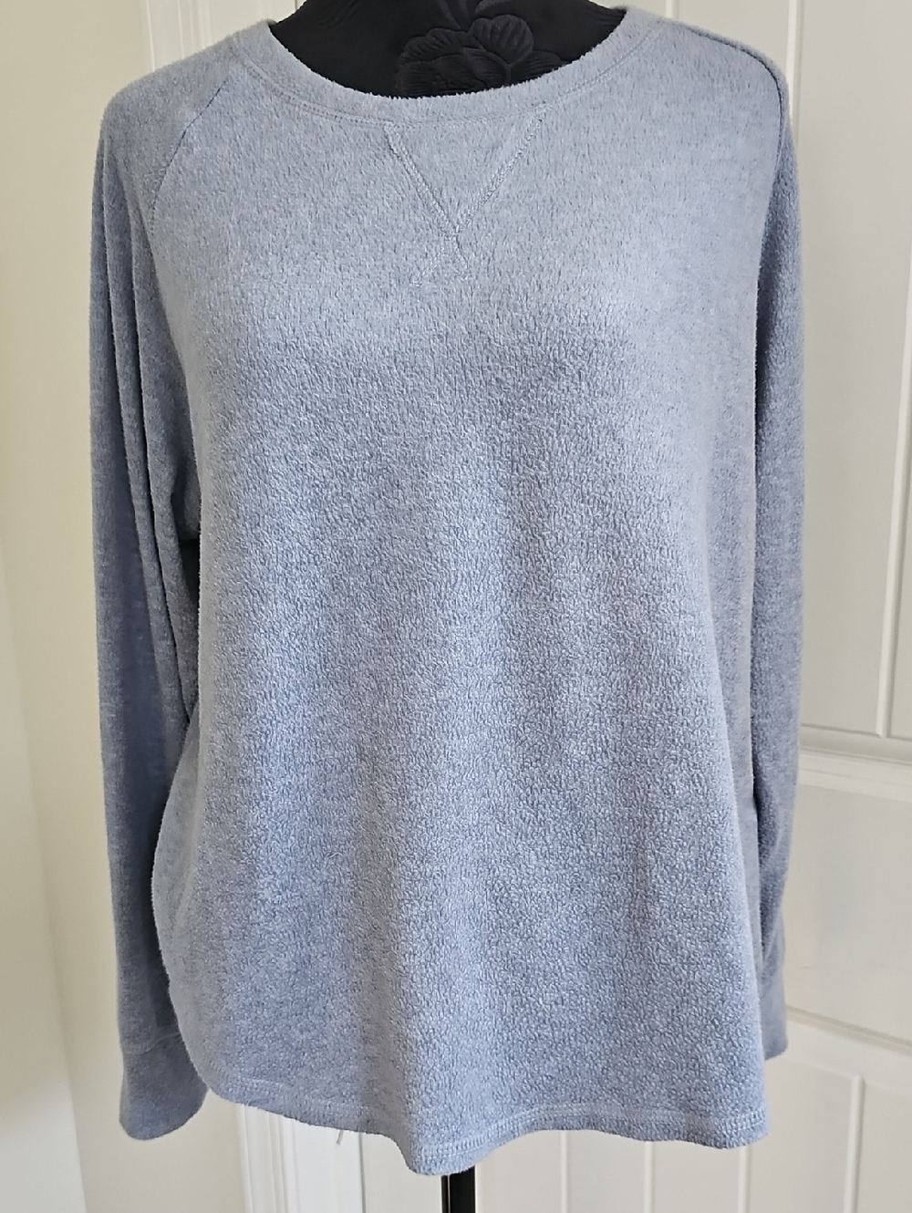 Roudelain Cozy Lightweight Blue Women's Sweater/sweatshirt, Medium